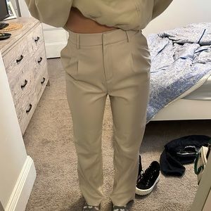Vegan leather House of Harlow Pants